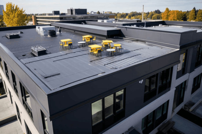 Office building roofing services