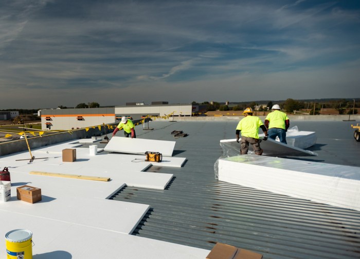Roofing commercial industrial roof installation systems services repair up working quality re built learn tpo