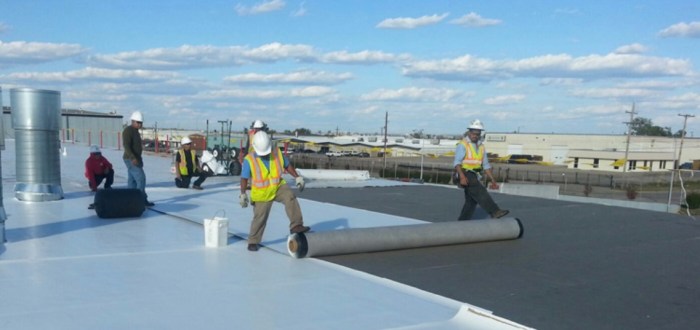 Office building roofing services