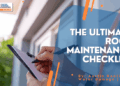 Your Ultimate DIY Roof Maintenance Checklist